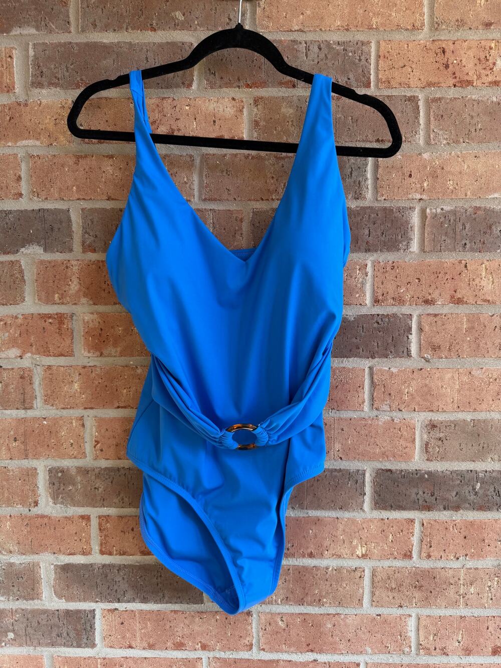 Alex Marie Blue One Piece Swimsuit Size Large NWT